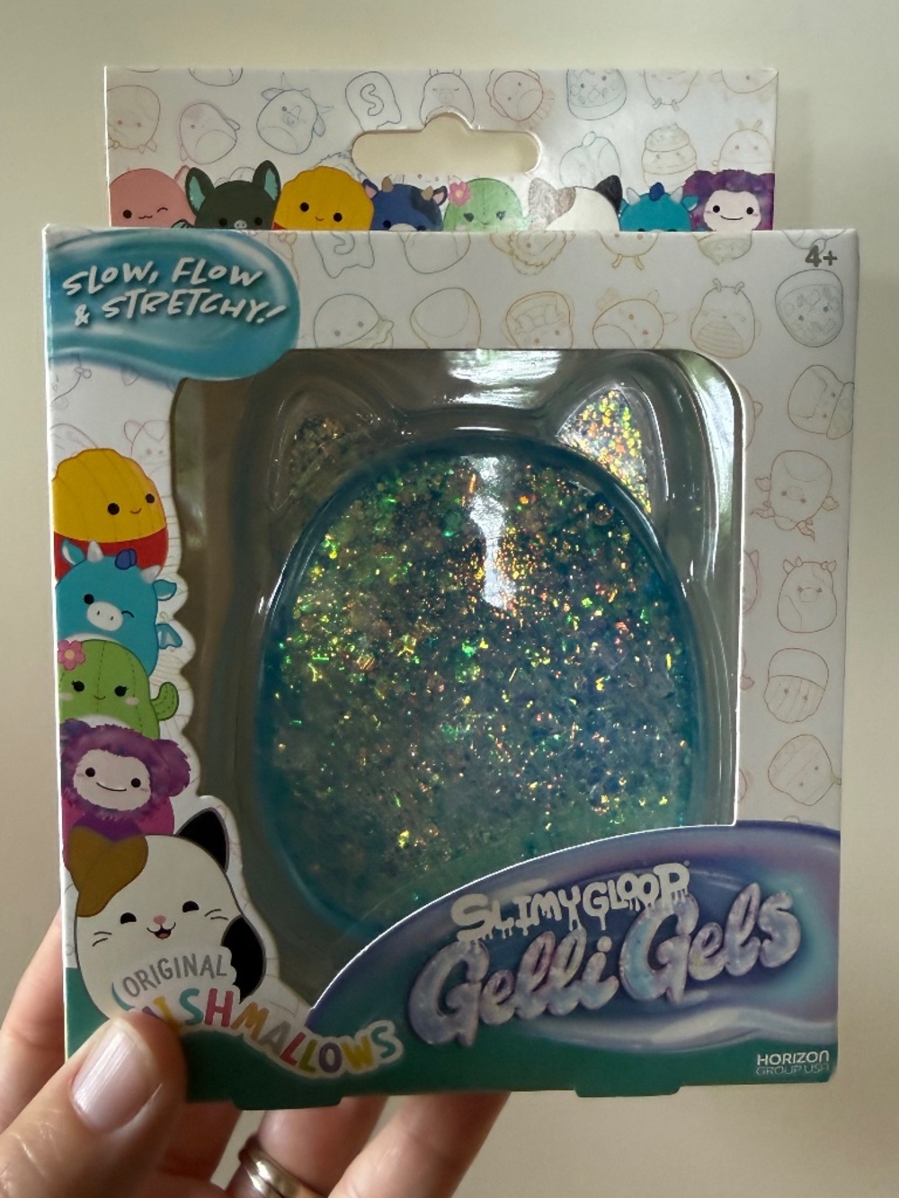 Viral Original Squishmallows Blue Gelli Gels Stress Relief Toy